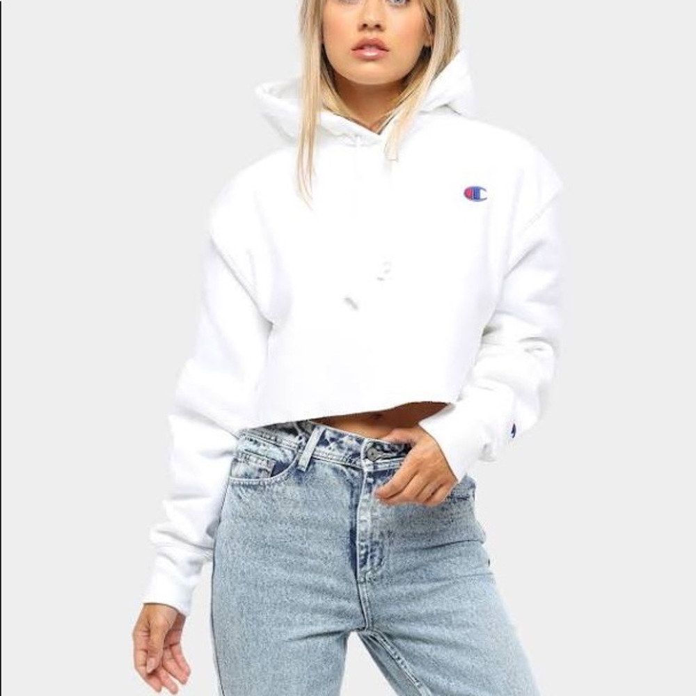 Champion cropped hoodie